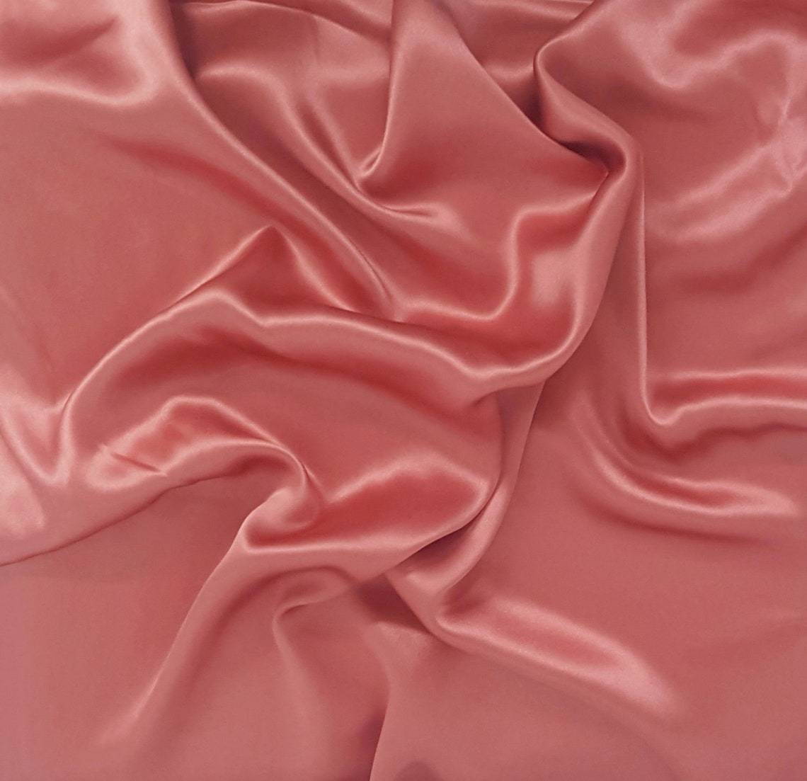 Mauve 100% Silk Charmeuse Fabric