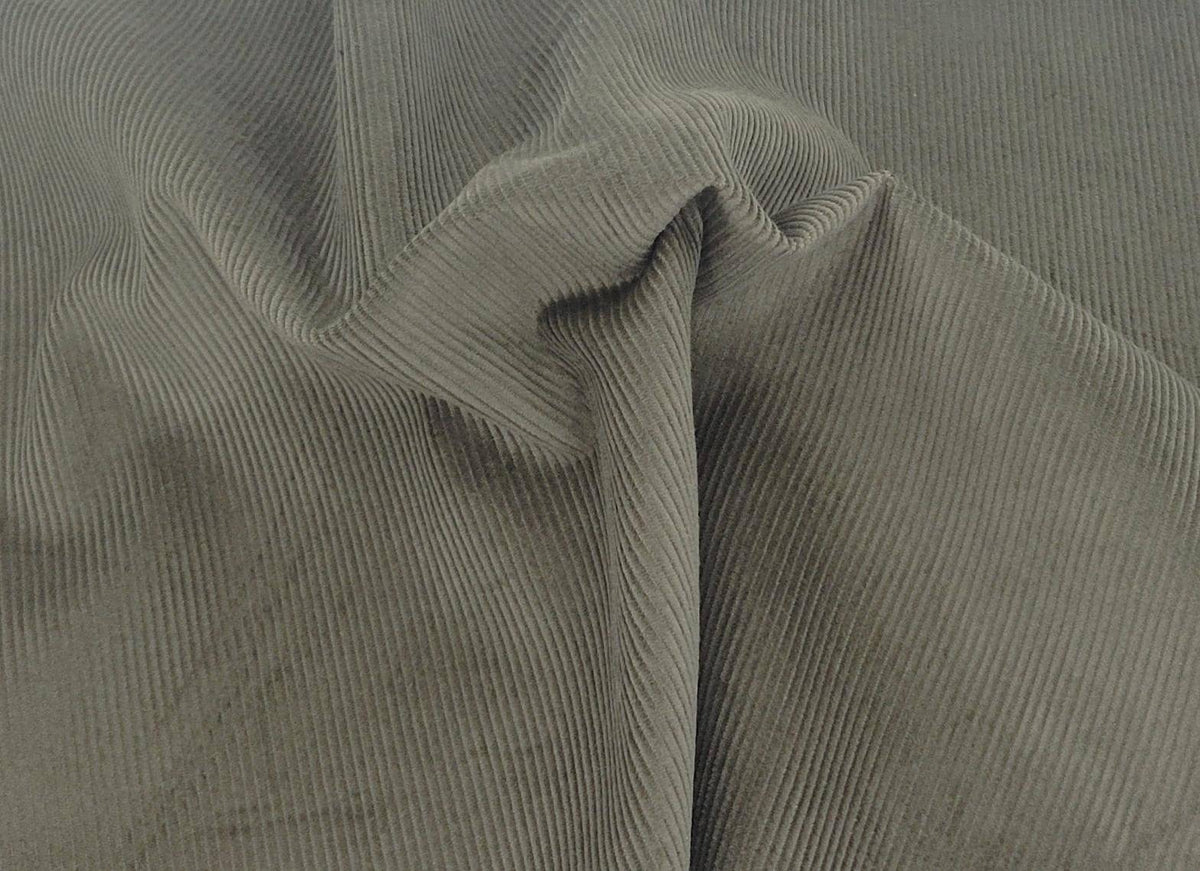 Olive 100% Cotton Corduroy 12 Wale Fabric