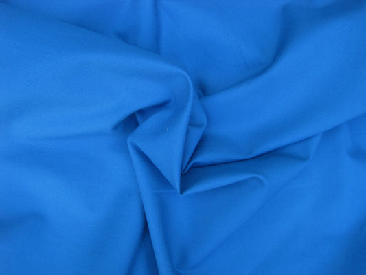 Turquoise Cotton Twill Spandex