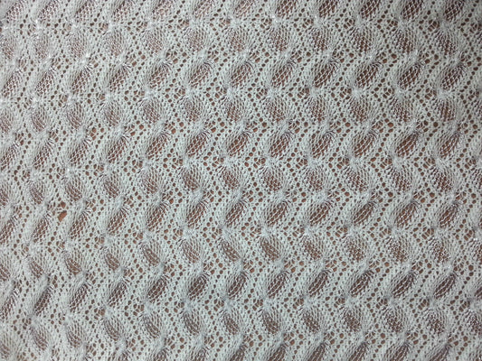 White Cotton Crochet Lace Style 6000