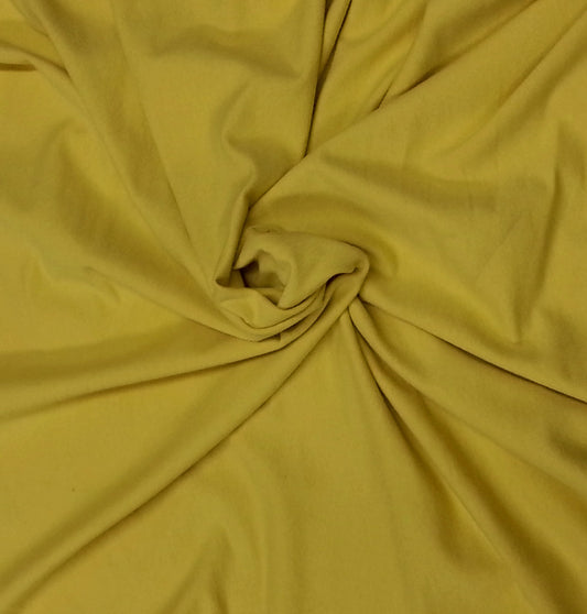 Mustard Modal Cotton Spandex French Terry
