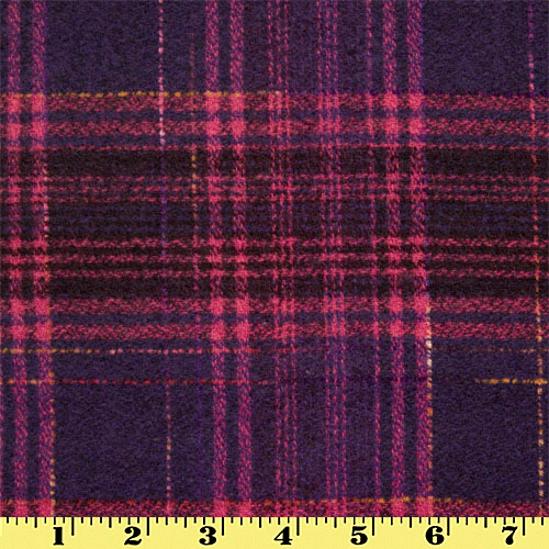 Deadstock Wool Acrylic Plaid