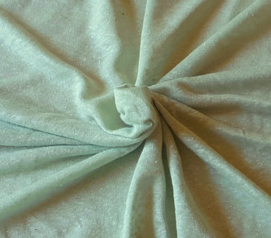 Mint 100% Linen Jersey