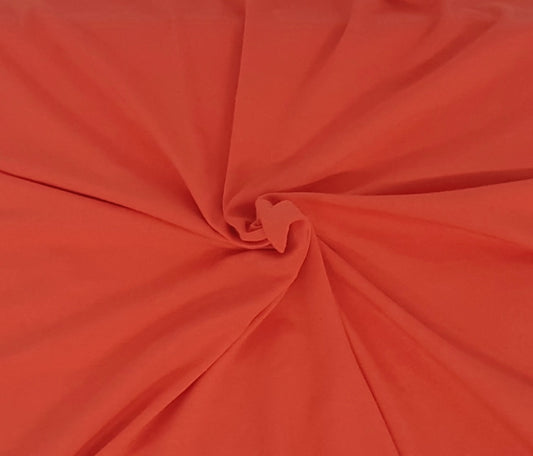 Orange Organic Cotton Spandex Jersey 220 GSM