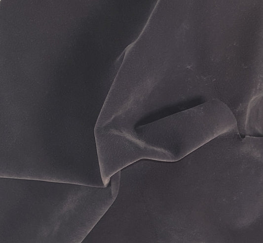 Gray Buffalo Skin Vegan Suede
