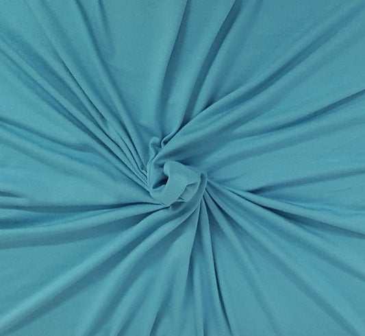 Cerulean Blue Modal Spandex Jersey
