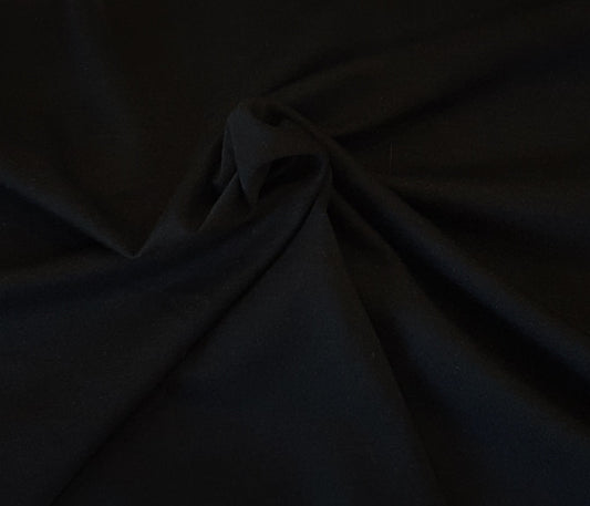SOLD OUT Black Ponte De Roma Knit Nylon Poly Spandex
