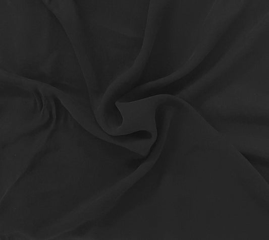 Black 100% Woven Cupro Tencel Made in the USA