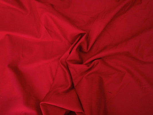 Red Cotton Twill Spandex