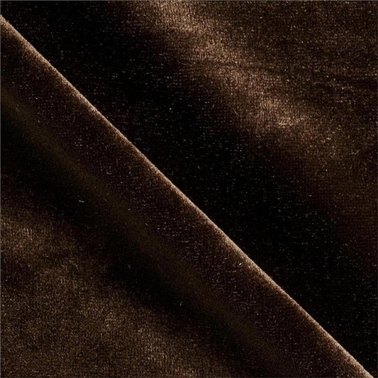 Brown Stretch Velvet
