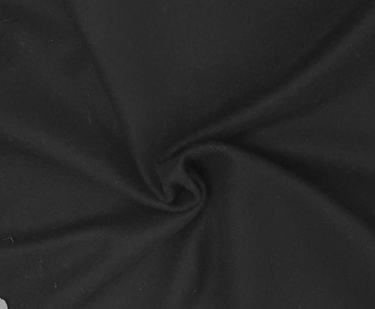 Black 100% Woven Wool 450GSM