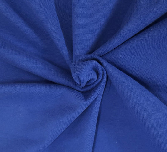 Cobalt Cotton Lycra 1x1 Rib 350 GSM