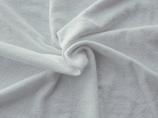 Bleach Cotton Sweater Knit Back French Terry 370GSM