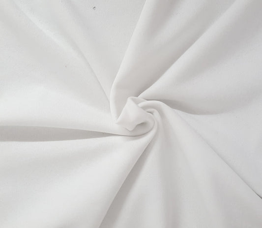 White Organic Cotton Blend Fleece