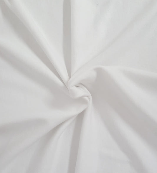 White Cotton French Terry Knit 330GSM