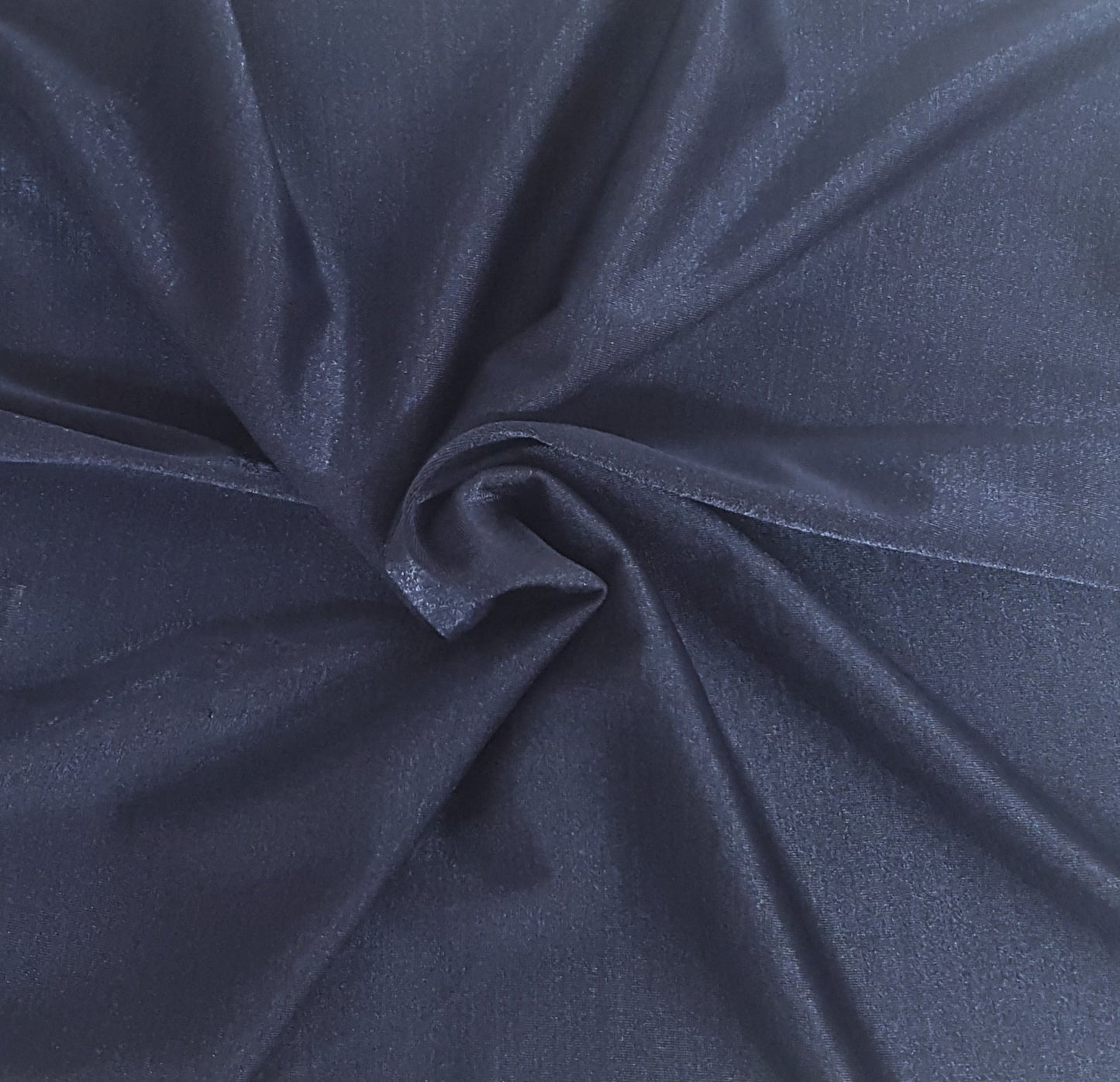 Metallic Navy Poly Spandex Jersey Knit