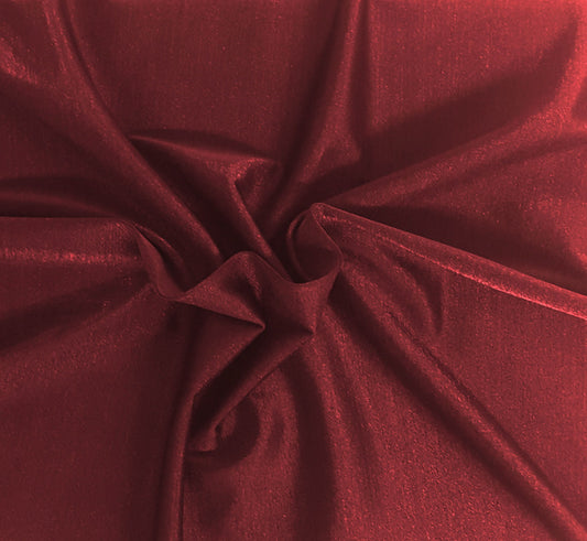 Metallic Wine Poly Spandex Jersey Knit