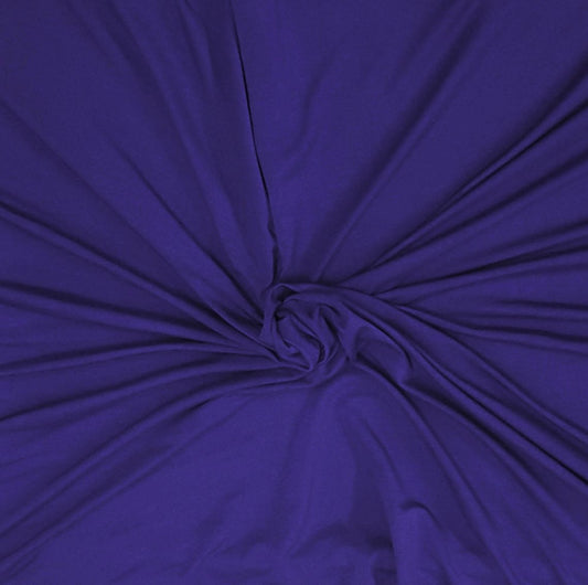 Blue Violet Rayon Spandex Jersey