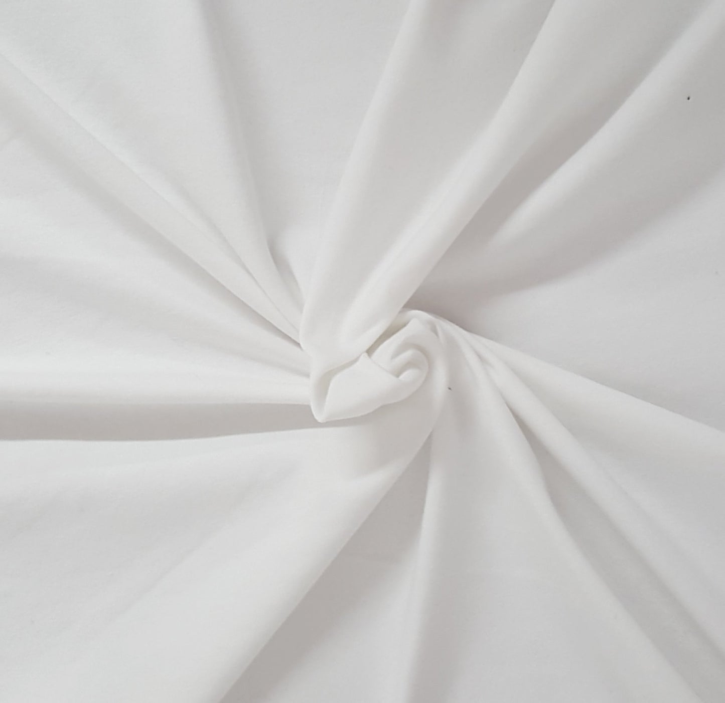 White Cotton Blend Spandex Jersey 360GSM 15oz