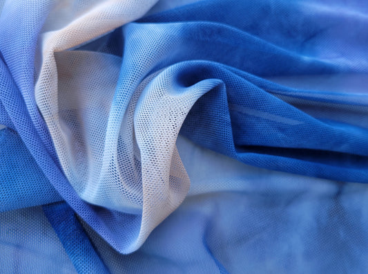 Tie Dye Polyester Spandex Mesh