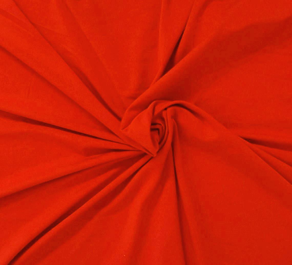 Orange Modal Rayon Spandex Jersey