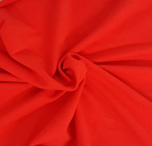 Tomato Cotton Spandex French Terry Knit