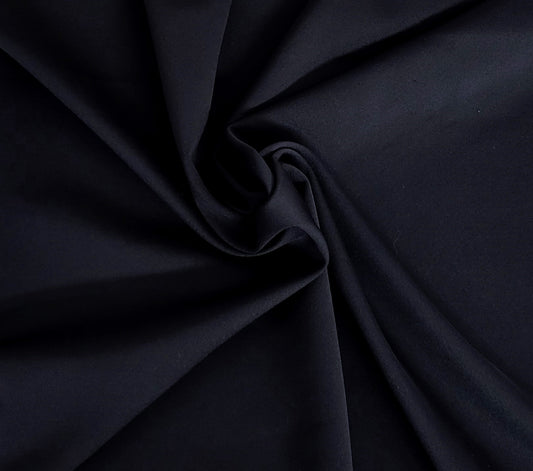 Navy Nylon Polyester Spandex Activewear Jersey Knit
