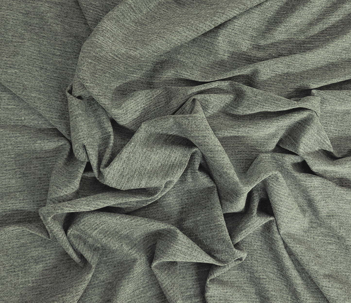 Gray Micro Modal Spandex Carbon Mesh Jersey Knit