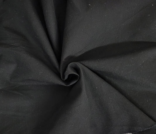 Black Cotton Canvas 280 GSM