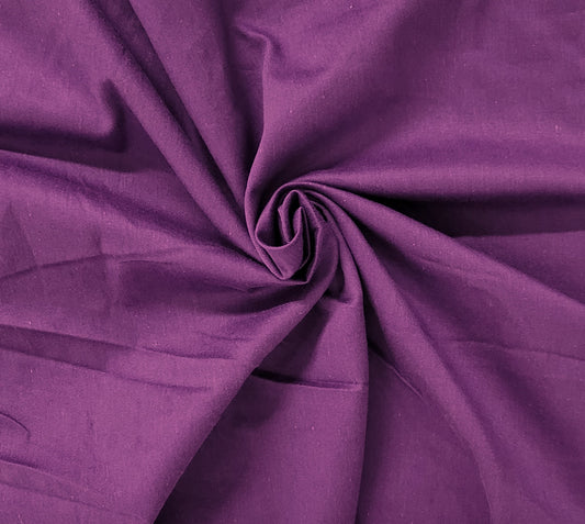 Purple 100% Cotton Twill Lightweight