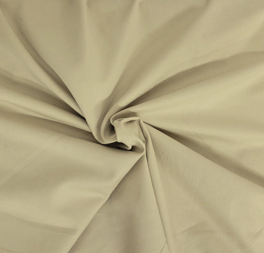 Sand Cotton Twill Spandex