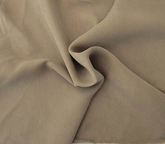 Putty 100% Cupro Tencel Twill (Gabardine)