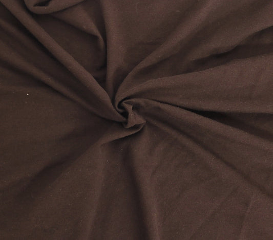 Chocolate Cotton Spandex Jersey