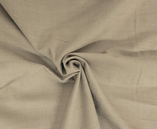 Two Tone Khaki Sand Wool Blend Suiting Fabric