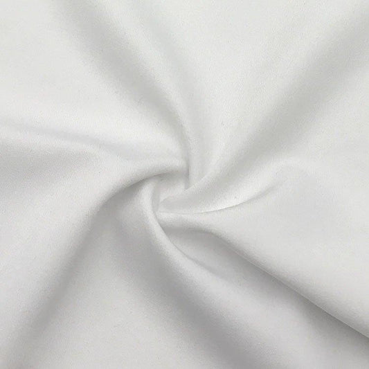 White Prewashed Cotton Twill Spandex