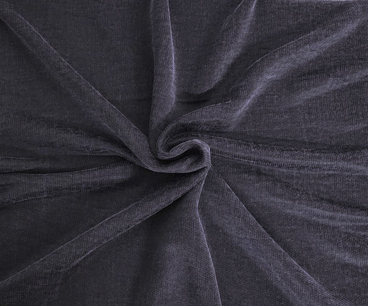 Eggplant Cotton Rayon Blend French Terry