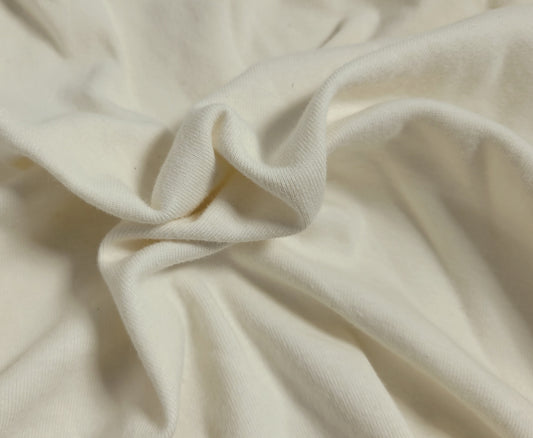Natural Organic Cotton 1x1 Baby Rib Knit