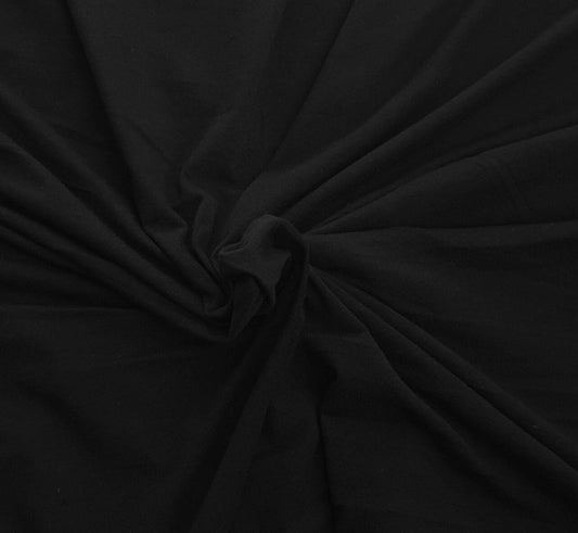 Black Modal Spandex Jersey 210 GSM