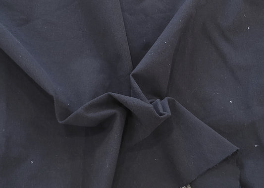 Midnight Navy Cotton Twill Spandex