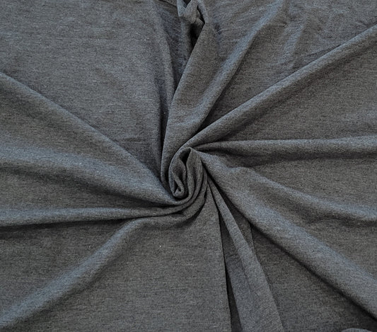 Charcoal Organic Cotton Tencel Spandex Jersey