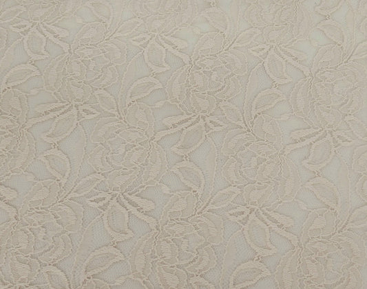 Cream Floral Lace