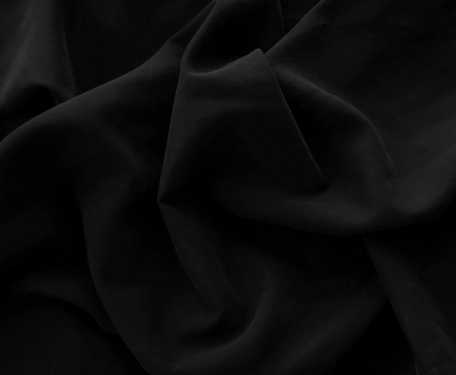 Black woven modal fabric by the yard and wholesale