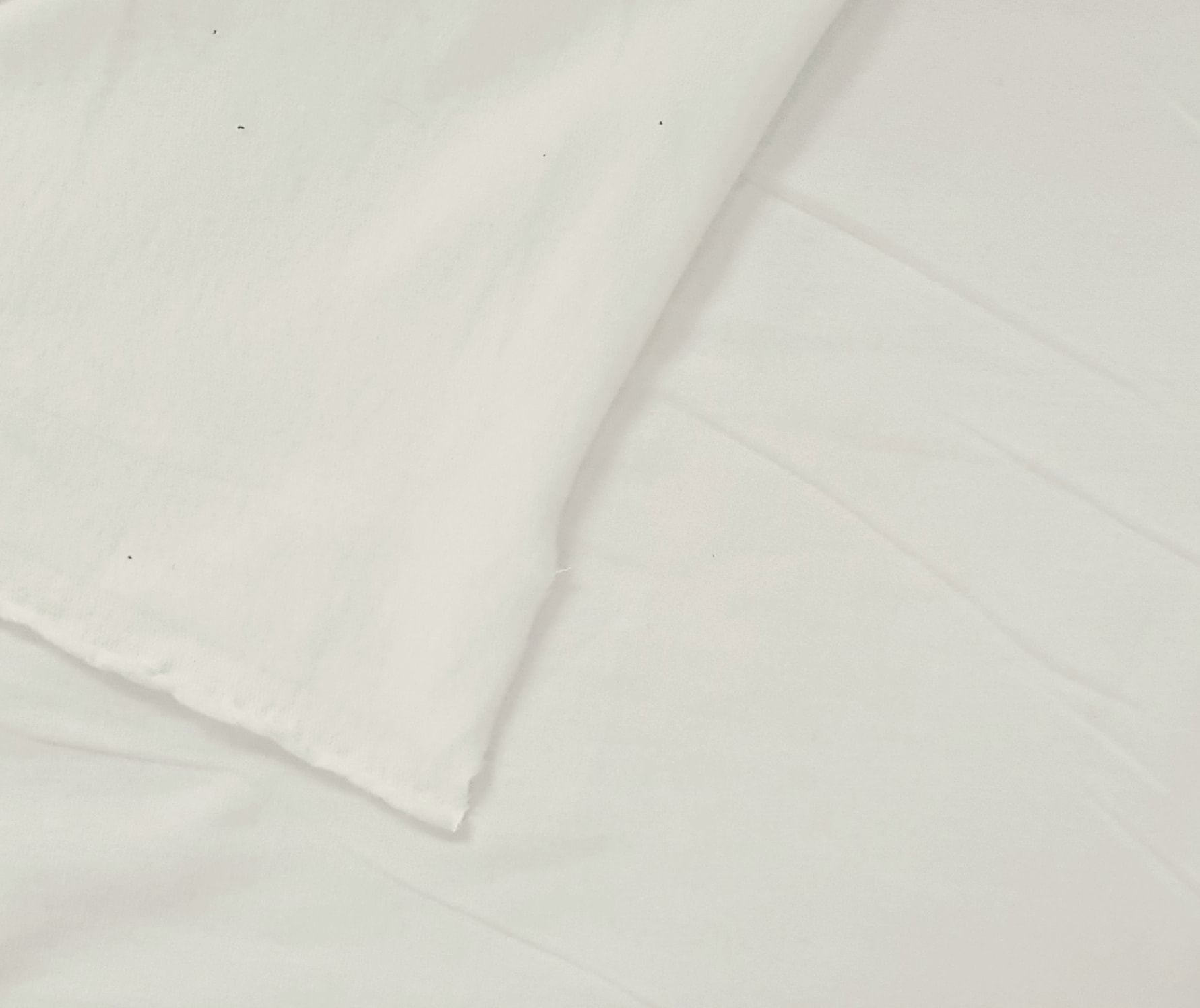 white pre washed cotton fleece knit fabric by the yard and wholesale ...